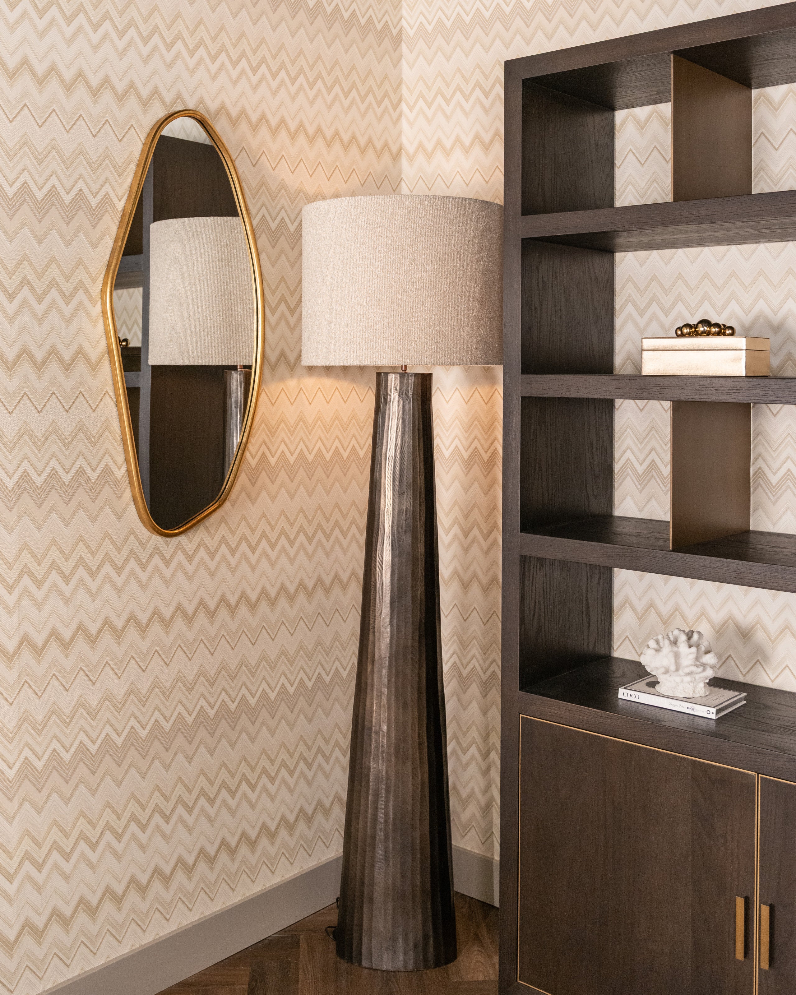 Richmond Interiors Stehlampe Velvyn bronze Stehlampe Richmond Interiors