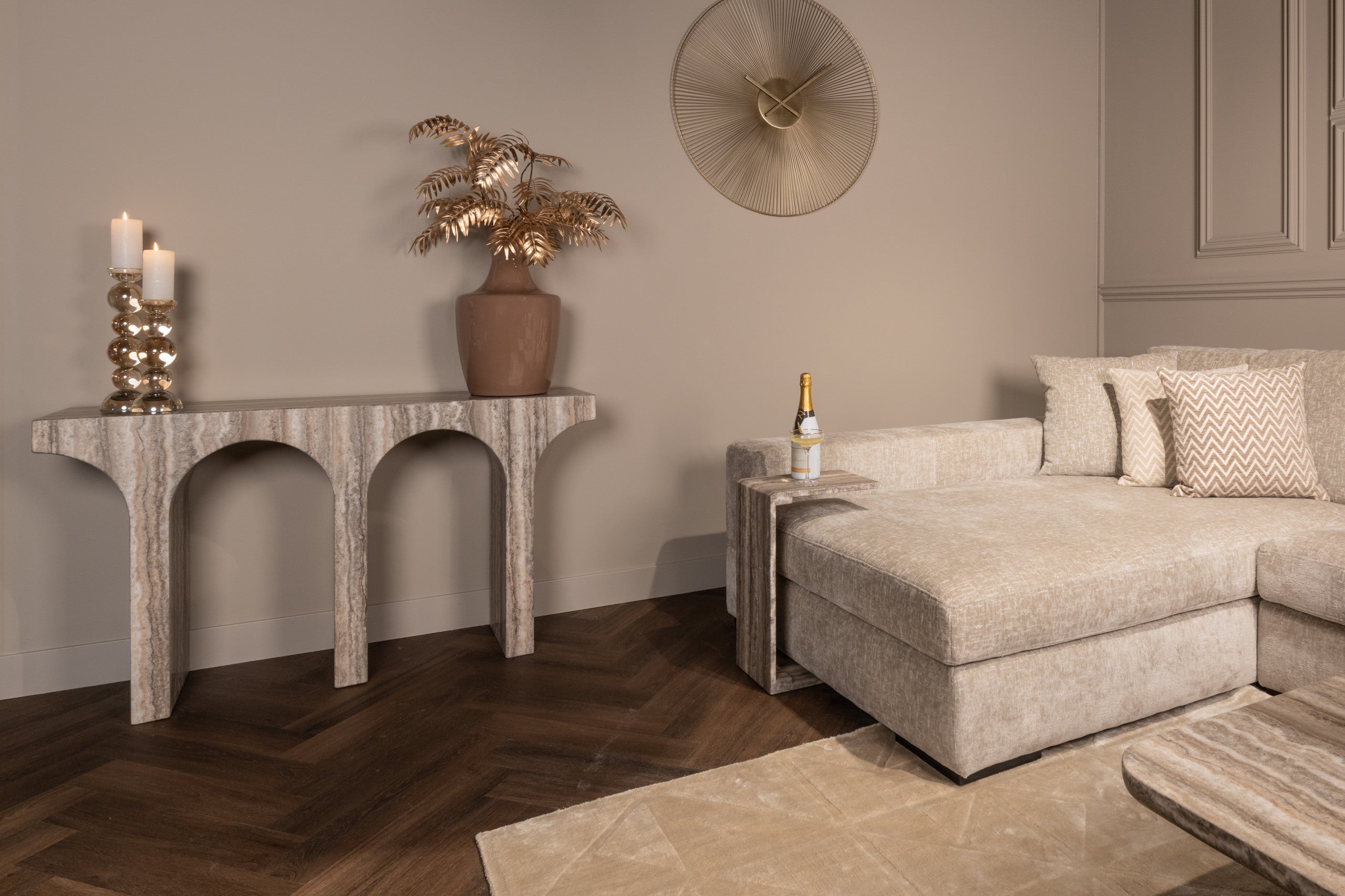Richmond Interiors Beistelltisch Dulce grey Beistelltisch Richmond Interiors