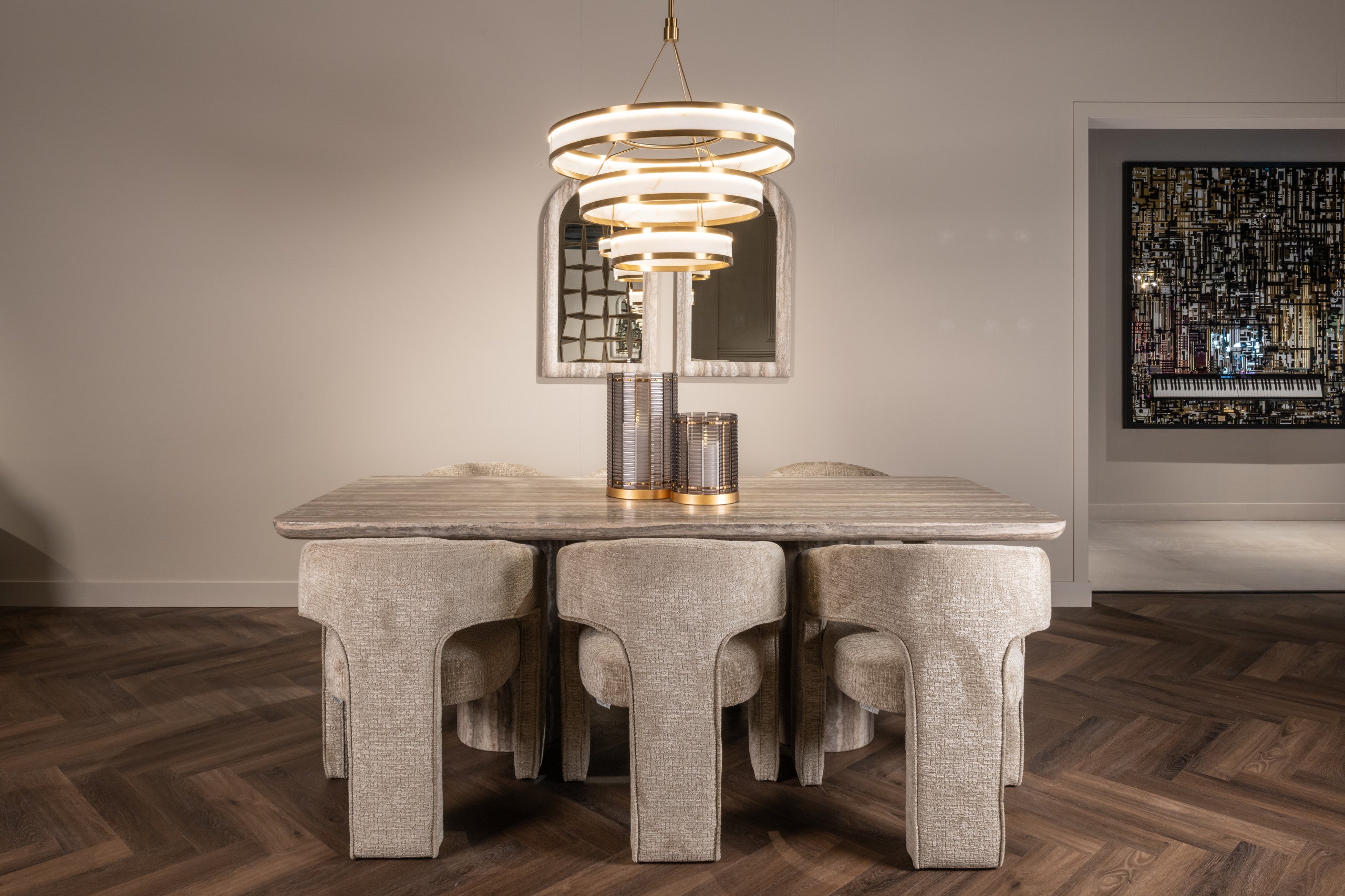 Richmond Interiors Pendelleuchte Cealora white