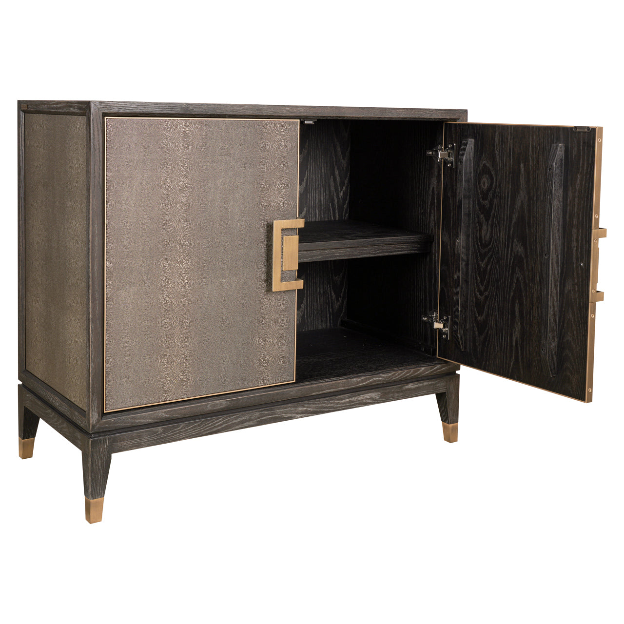 Richmond Interiors Sideboard Bloomville brass shagreen Sideboard Richmond Interiors
