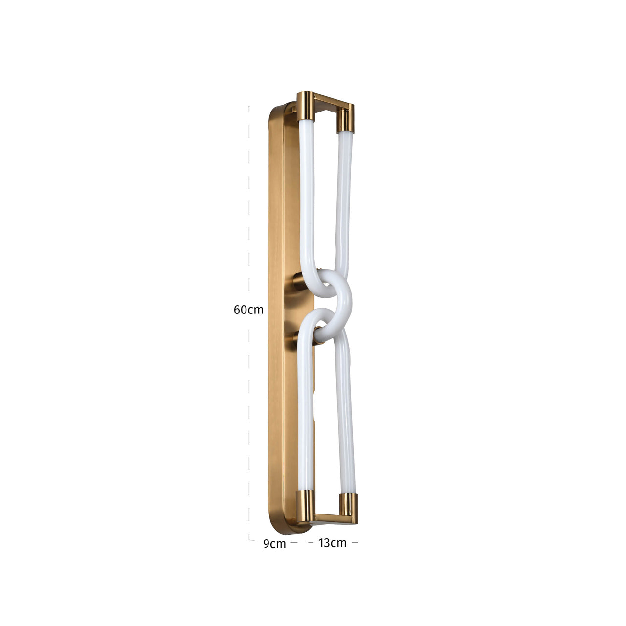 Richmond Interiors Wandlampe Lysa brushed gold Wandlampe Richmond Interiors