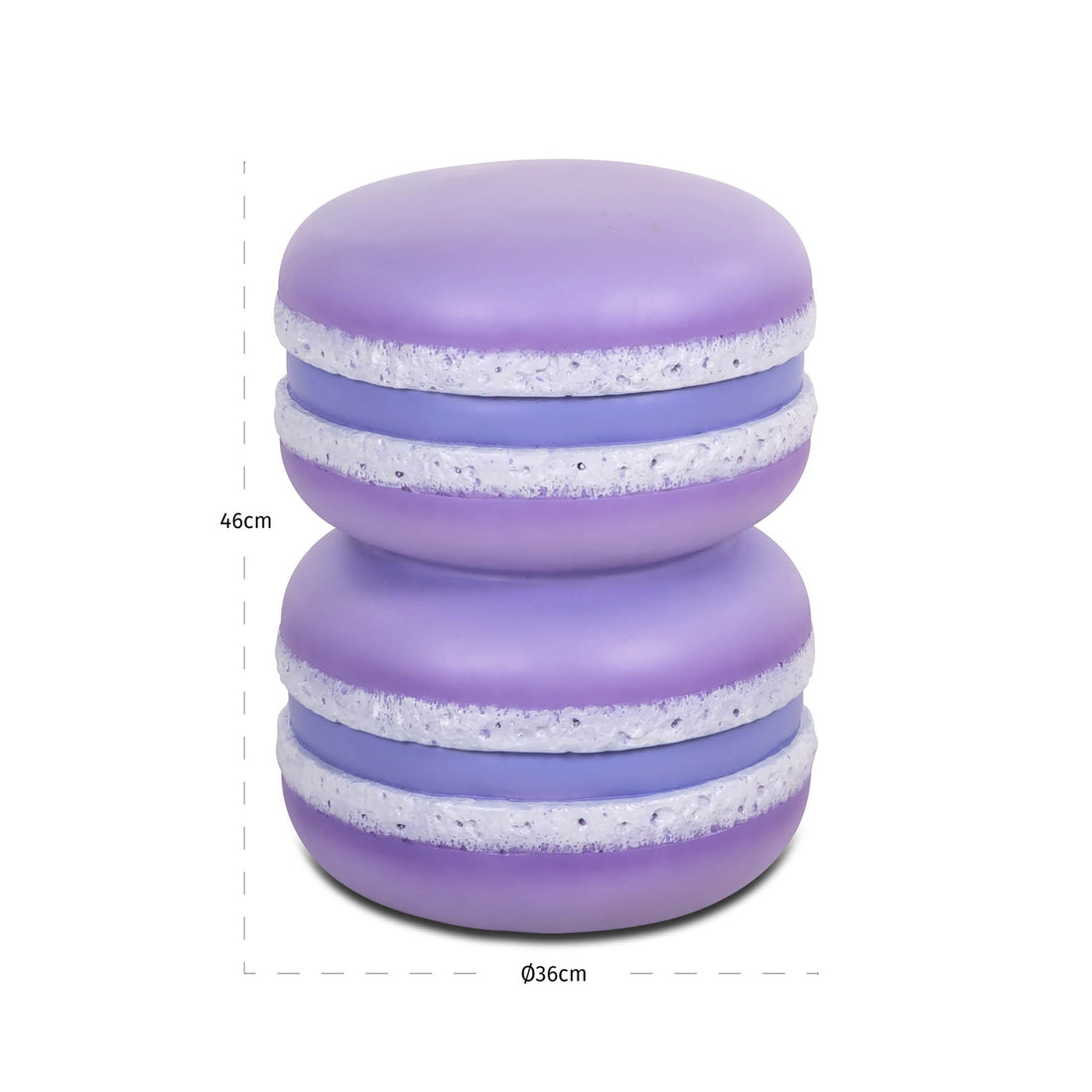 Richmond Interiors Beistelltisch Macarons purple Beistelltisch Richmond Interiors