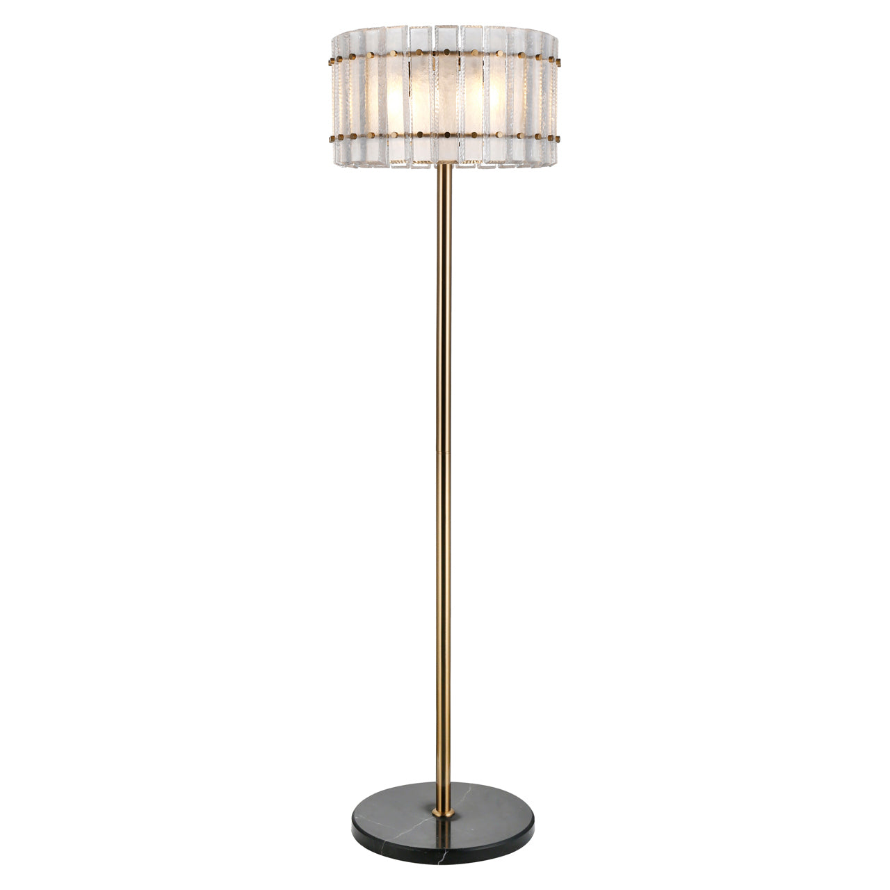 Richmond Interiors Stehlampe Feline brass antique Stehlampe Richmond Interiors