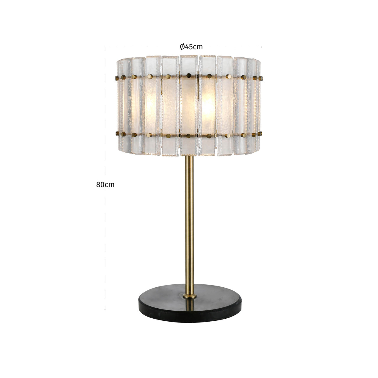 Richmond Interiors Tischlampe Felina bronze