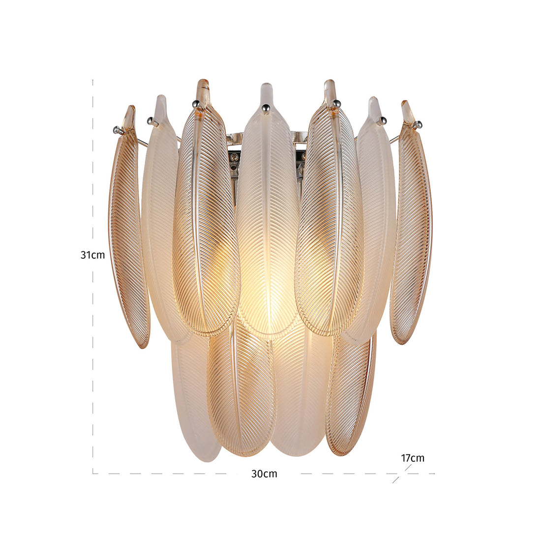 Richmond Interiors Wandlampe Chloe brass antique Wandlampe Richmond Interiors