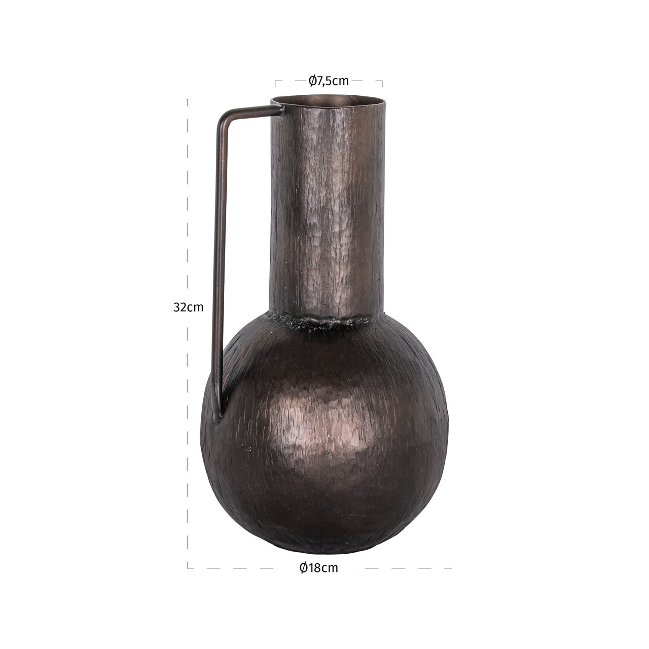 Richmond Interiors Vase Sema copper small