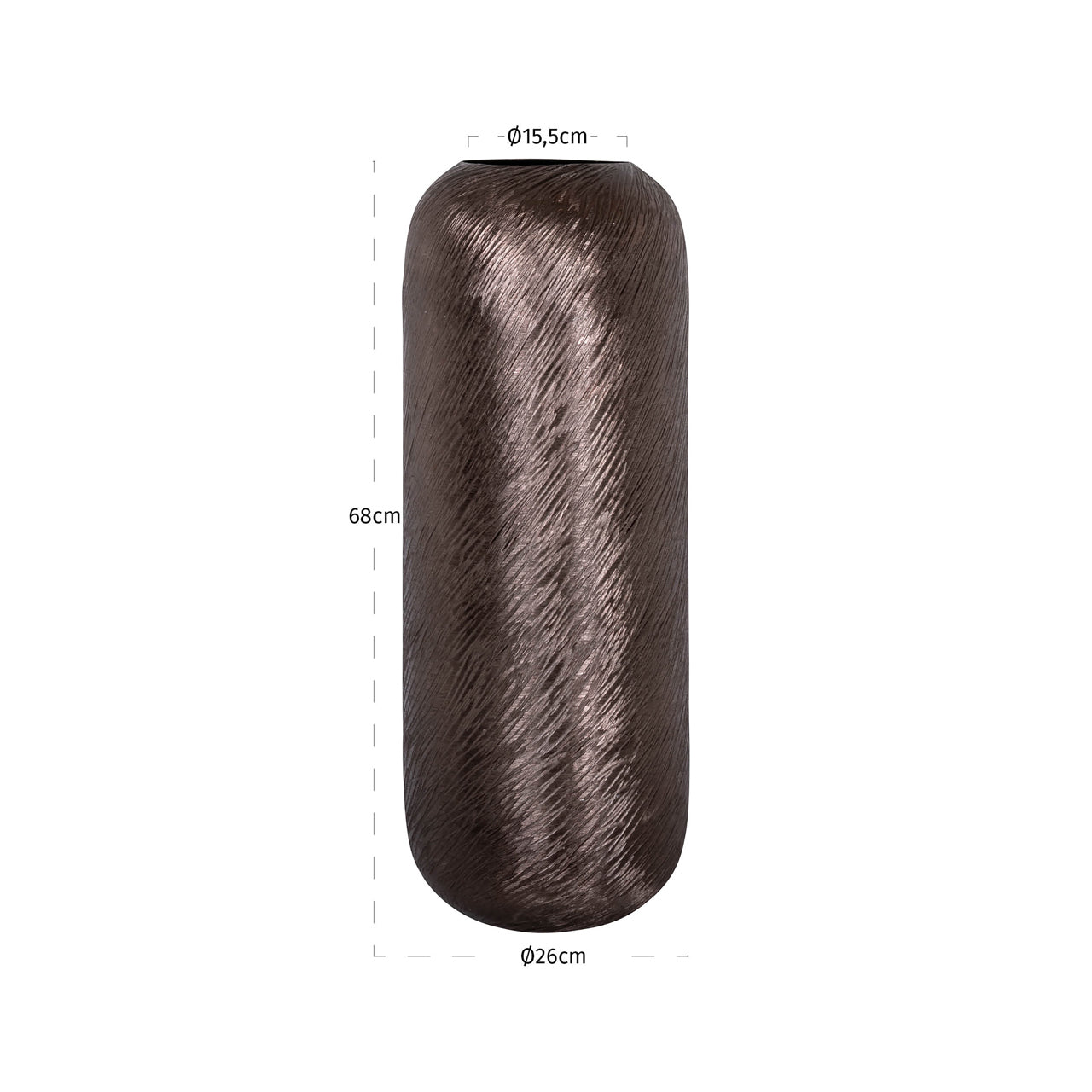 Richmond Interiors Vase Jilla smoke large