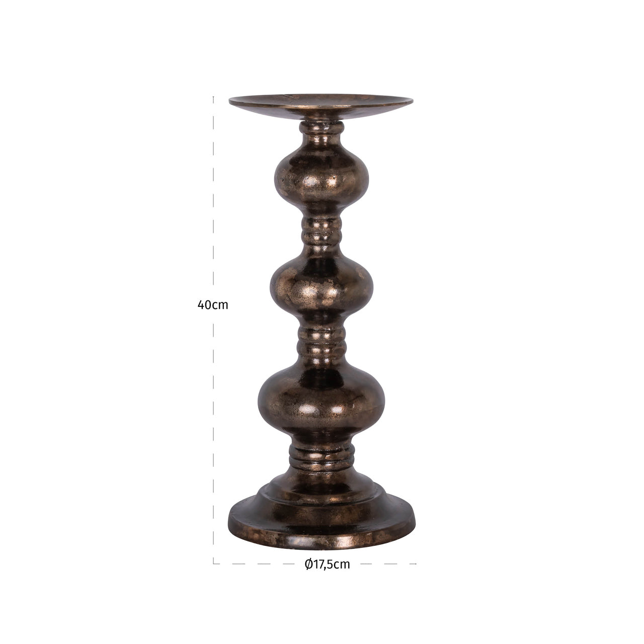 Richmond Interiors Kerzenhalter Joya copper small Kerzenhalter Richmond Interiors