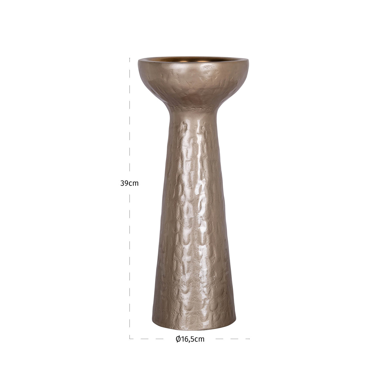 Richmond Interiors Kerzenhalter Juana beige small Kerzenhalter Richmond Interiors