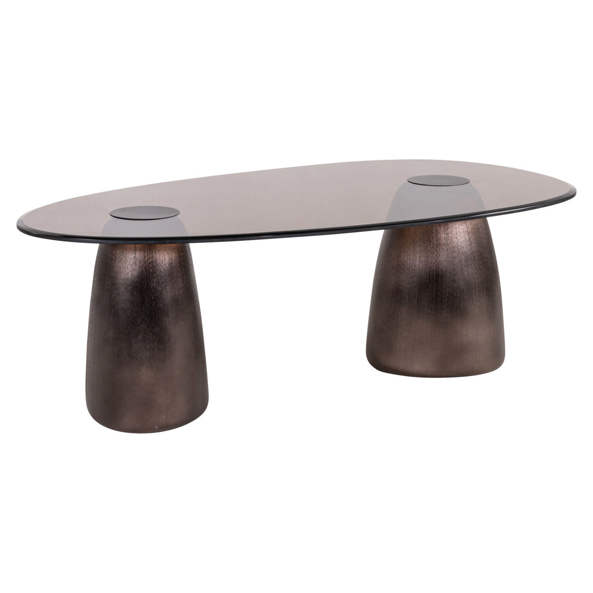 Richmond Interiors Couchtisch Hayden bronze oval Richmond Interiors