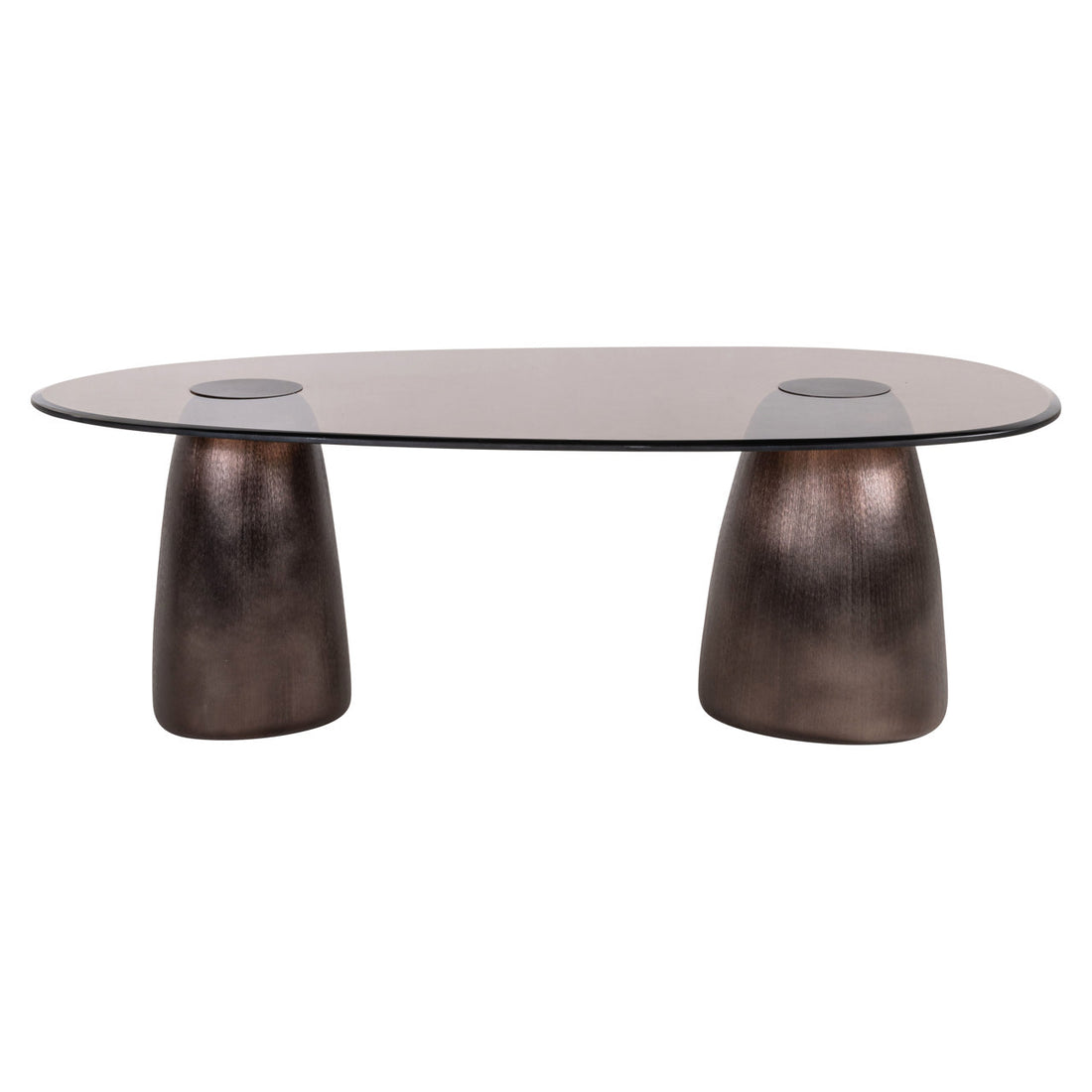 Richmond Interiors Couchtisch Hayden bronze oval Couchtisch Richmond Interiors