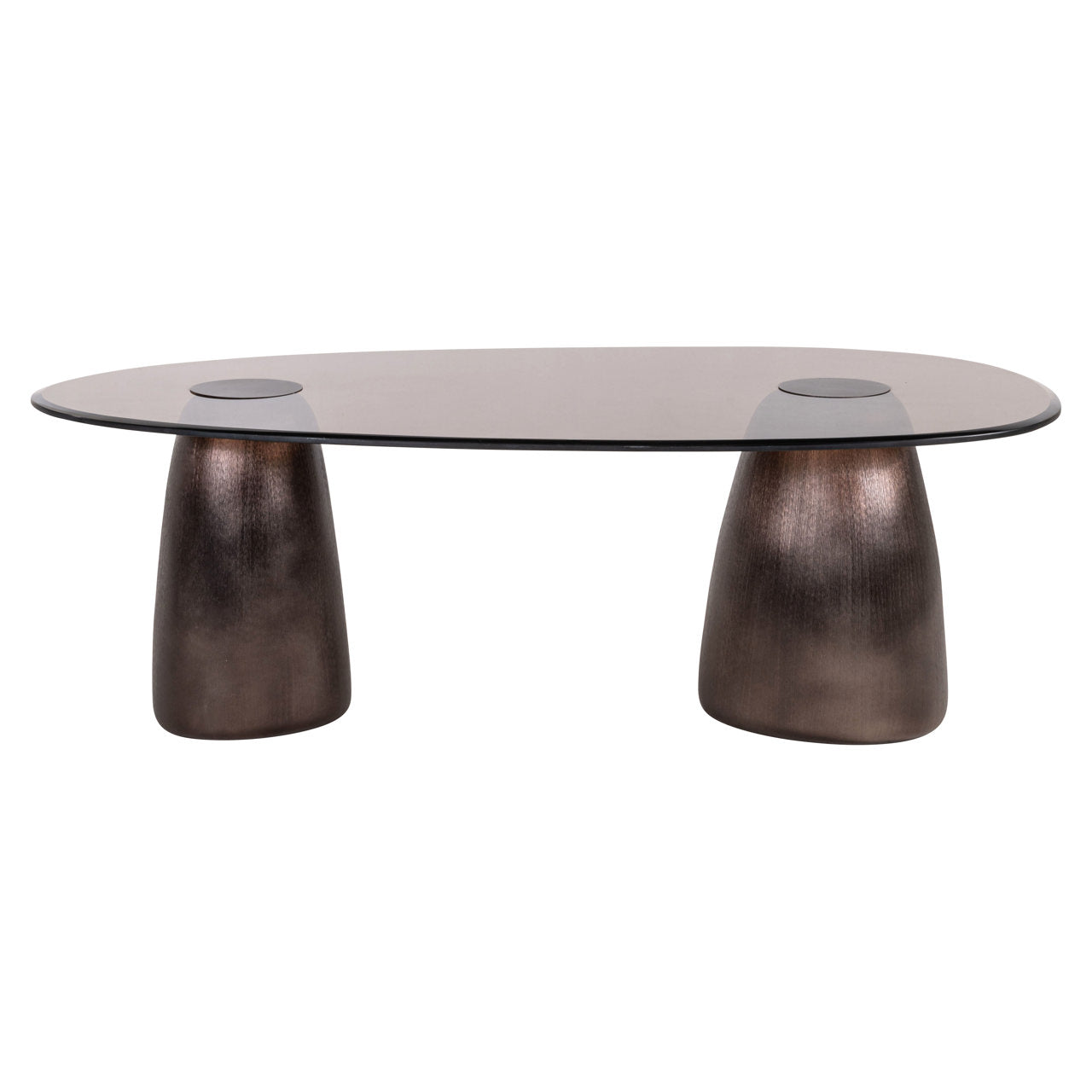 Richmond Interiors Couchtisch Hayden bronze oval Couchtisch Richmond Interiors