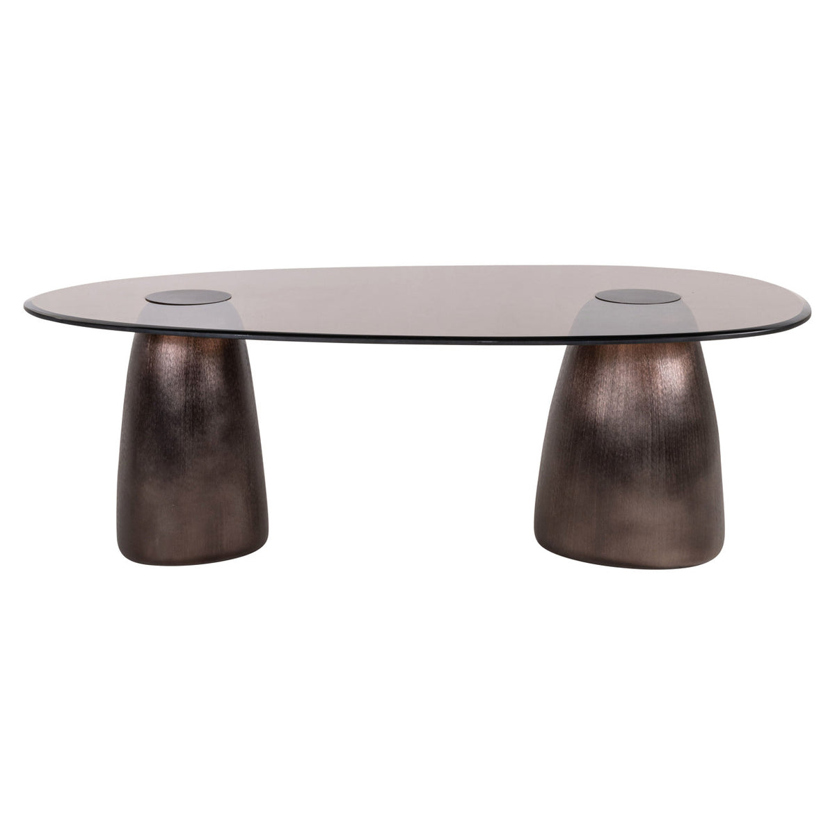 Richmond Interiors Couchtisch Hayden bronze oval Richmond Interiors