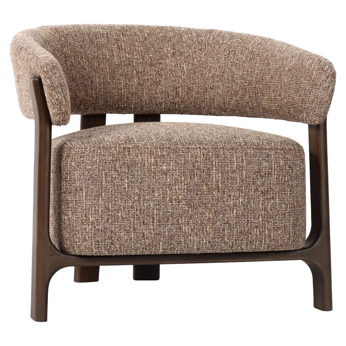 Richmond Interiors Lounge Stuhl Dalara brown tweed Richmond Interiors