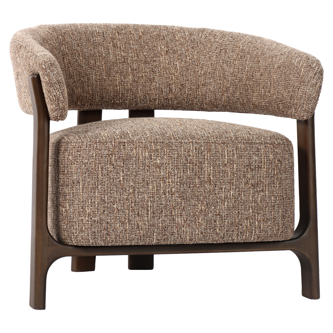 Richmond Interiors Lounge Stuhl Dalara brown tweed Lounge Stuhl Richmond Interiors
