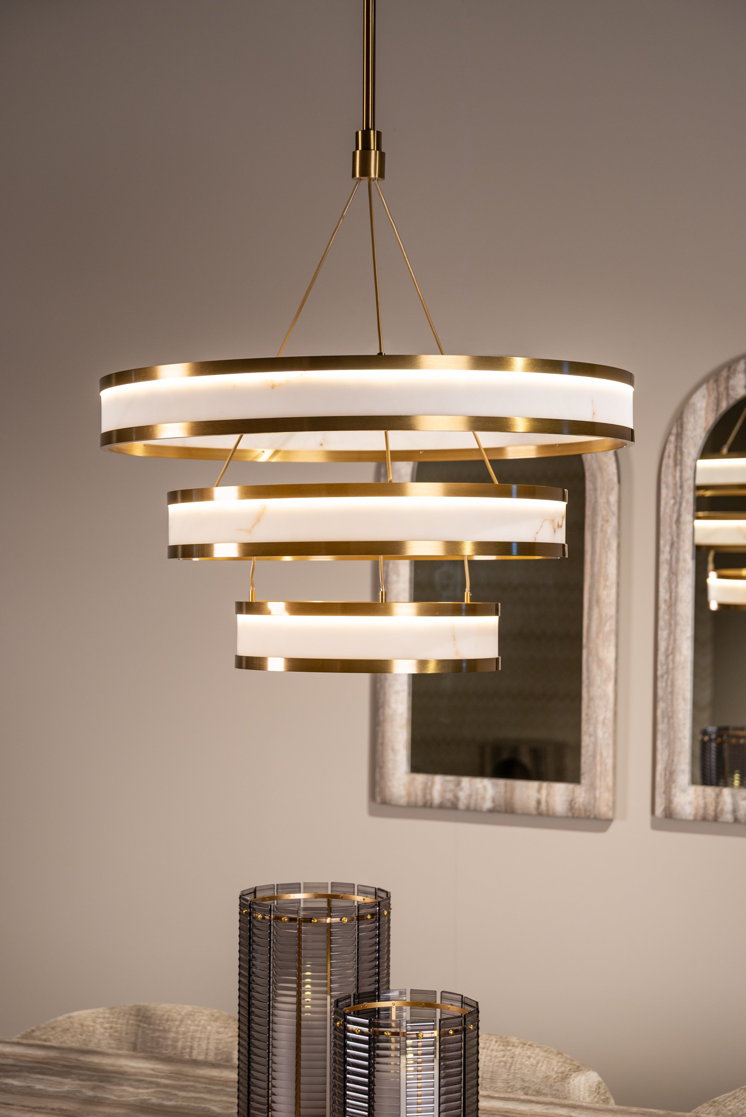 Richmond Interiors pendant light Cealora white