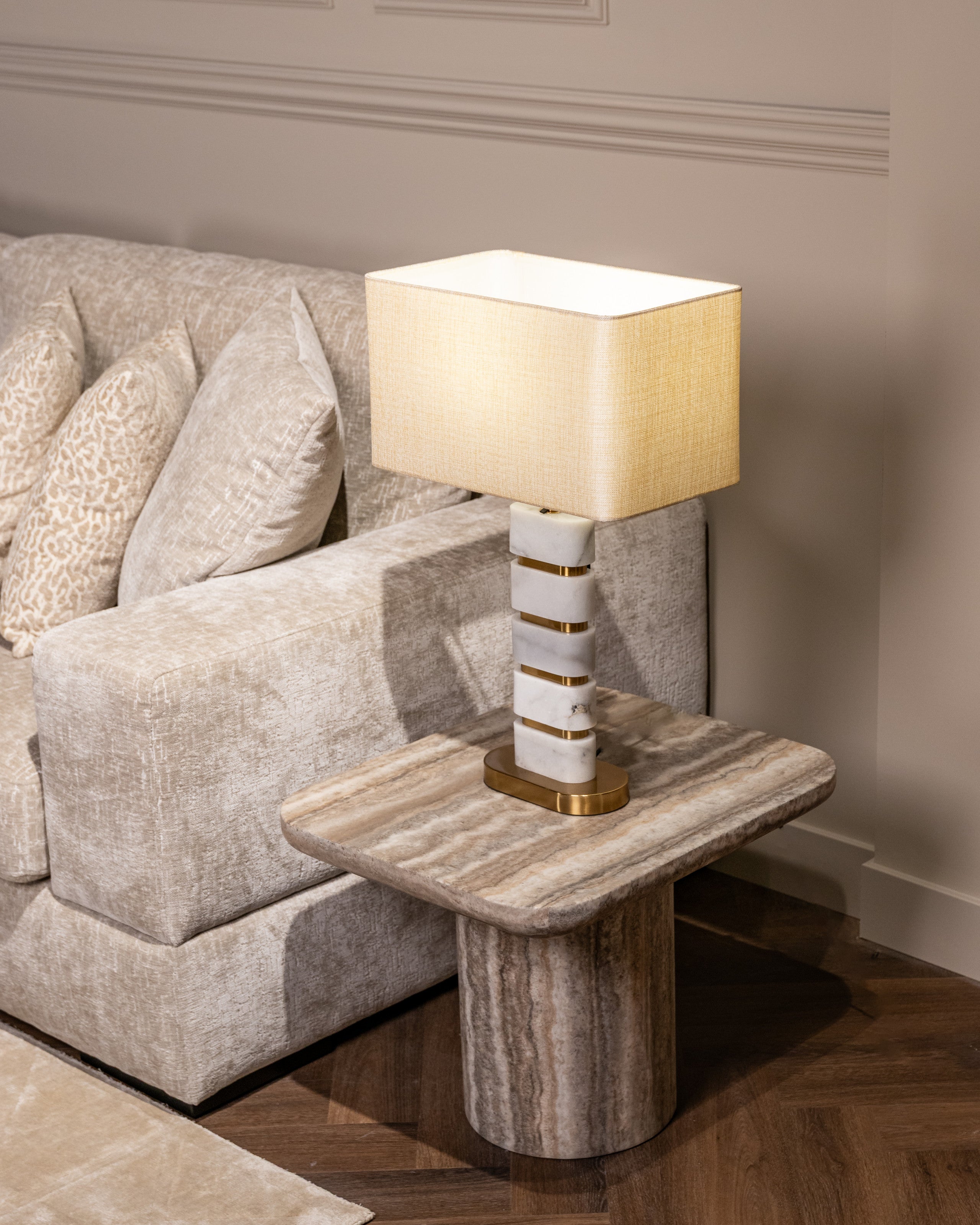 Richmond Interiors Beistelltisch Dulce grey (denizly)