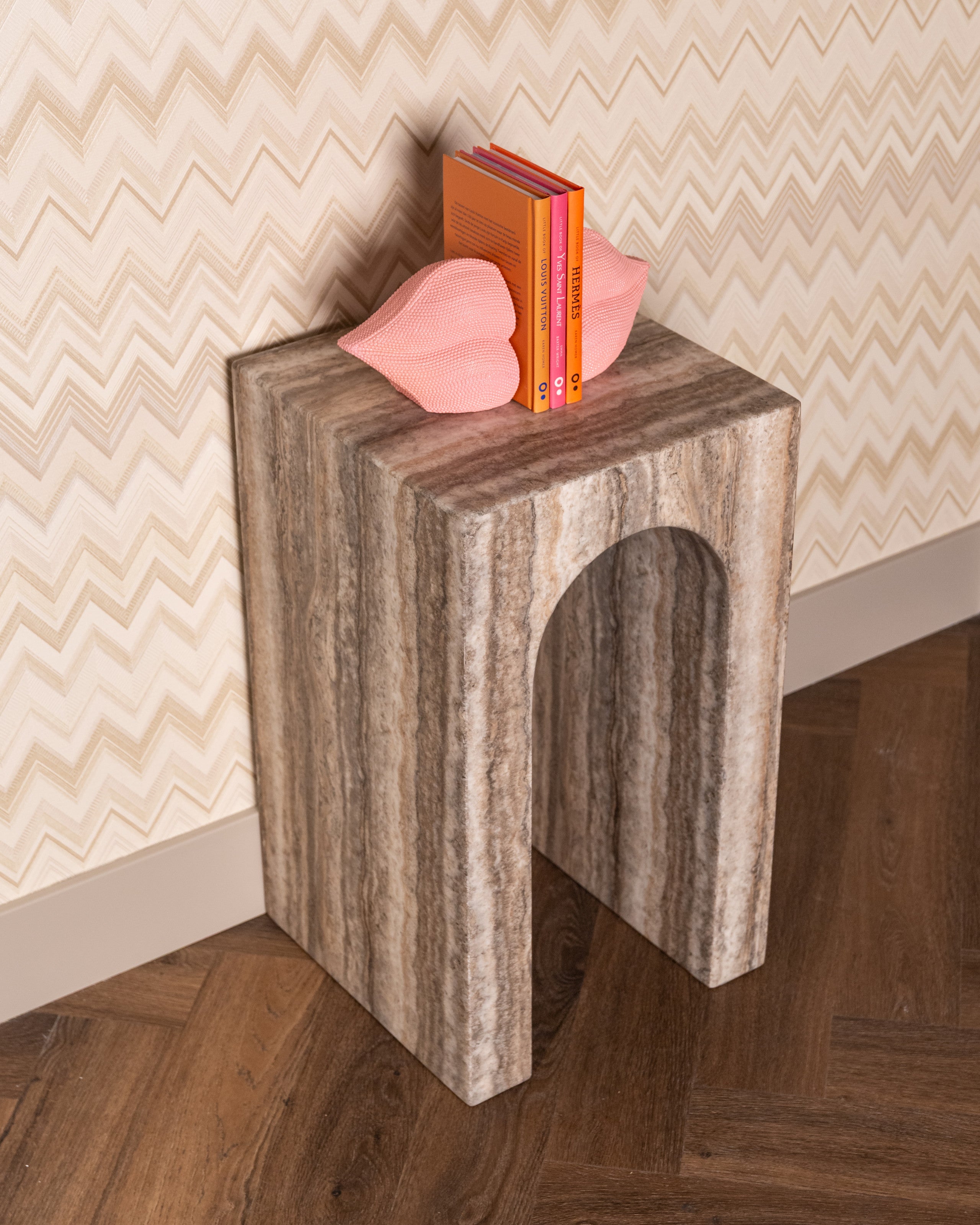 Richmond Interiors side table Dulce gray