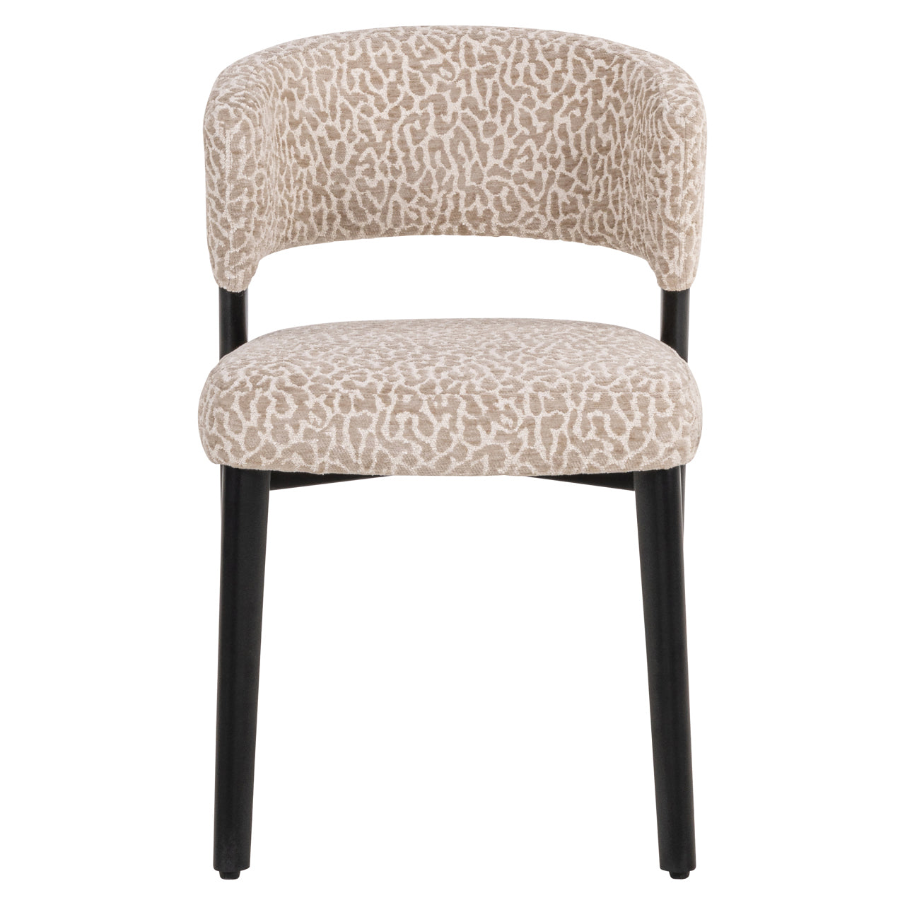 Richmond Interiors Esszimmerstuhl Zeno beige leopard Esszimmerstuhl Richmond Interiors