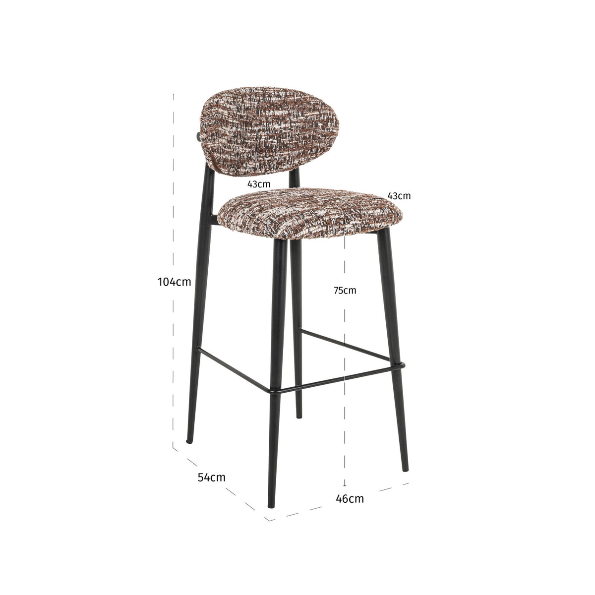 Richmond Interiors Barhocker Dantes hazel Richmond Interiors