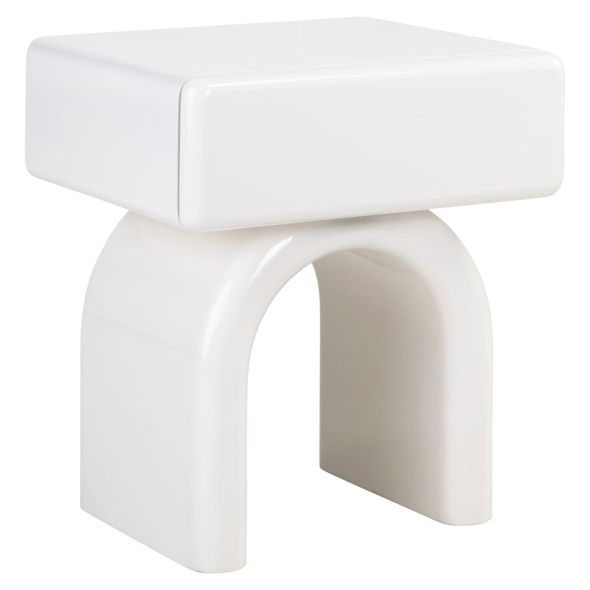 Richmond Interiors Nachttisch Bennet coconut milk 1-drawer Richmond Interiors