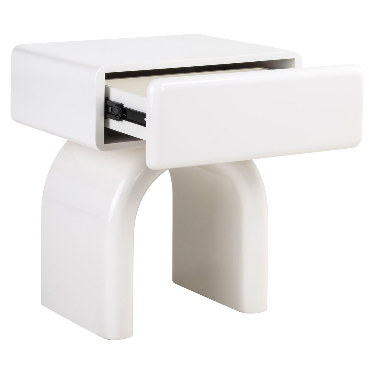 Richmond Interiors Nachttisch Bennet coconut milk 1-drawer Richmond Interiors