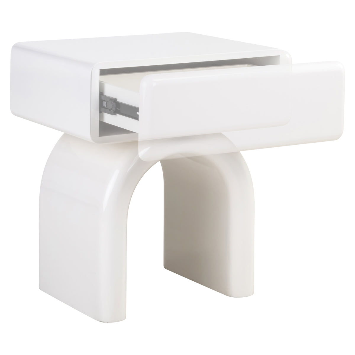 Richmond Interiors Nachttisch Bennet coconut milk 1-drawer Richmond Interiors