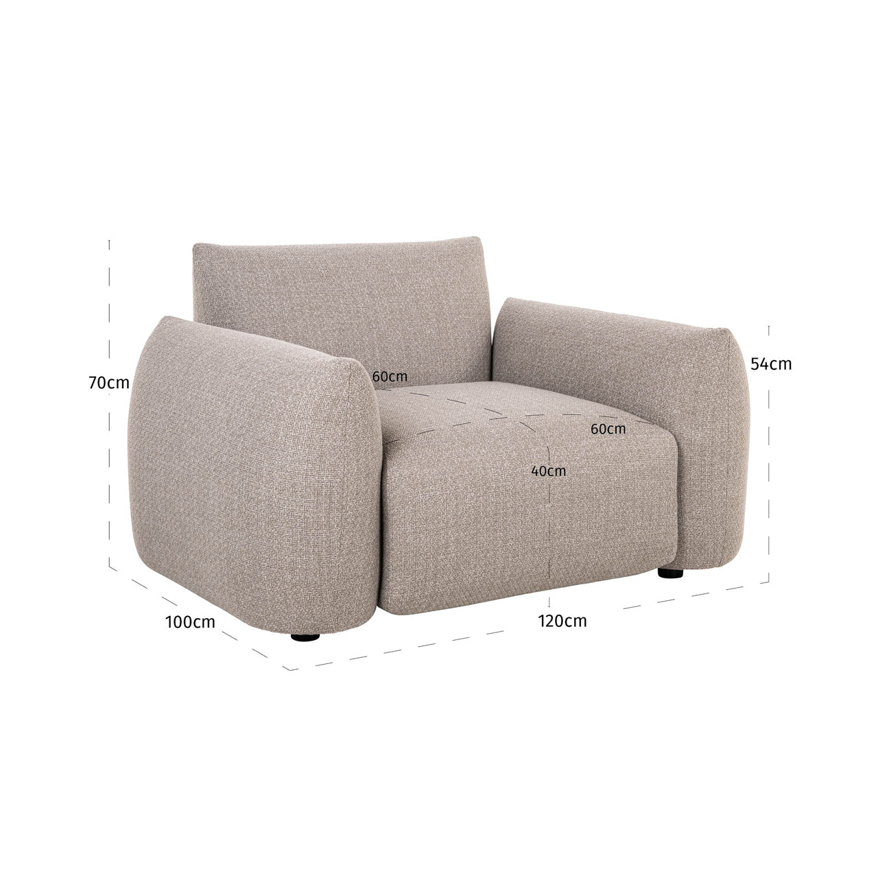 Richmond Interiors Outdoor Lounge Stuhl Dawson greige alpine Outdoor Lounge Stuhl Richmond Interiors
