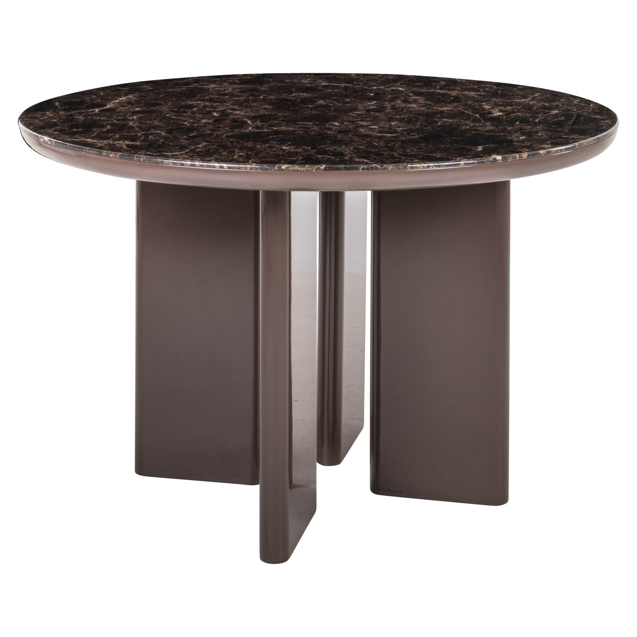 Richmond Interiors Esstisch Almundi chocolat brown 120Ø Esstisch Richmond Interiors