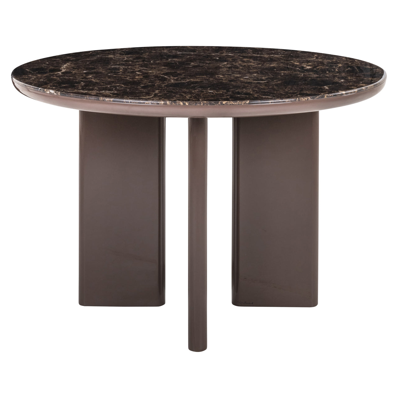 Richmond Interiors Esstisch Almundi chocolat brown 120Ø Esstisch Richmond Interiors