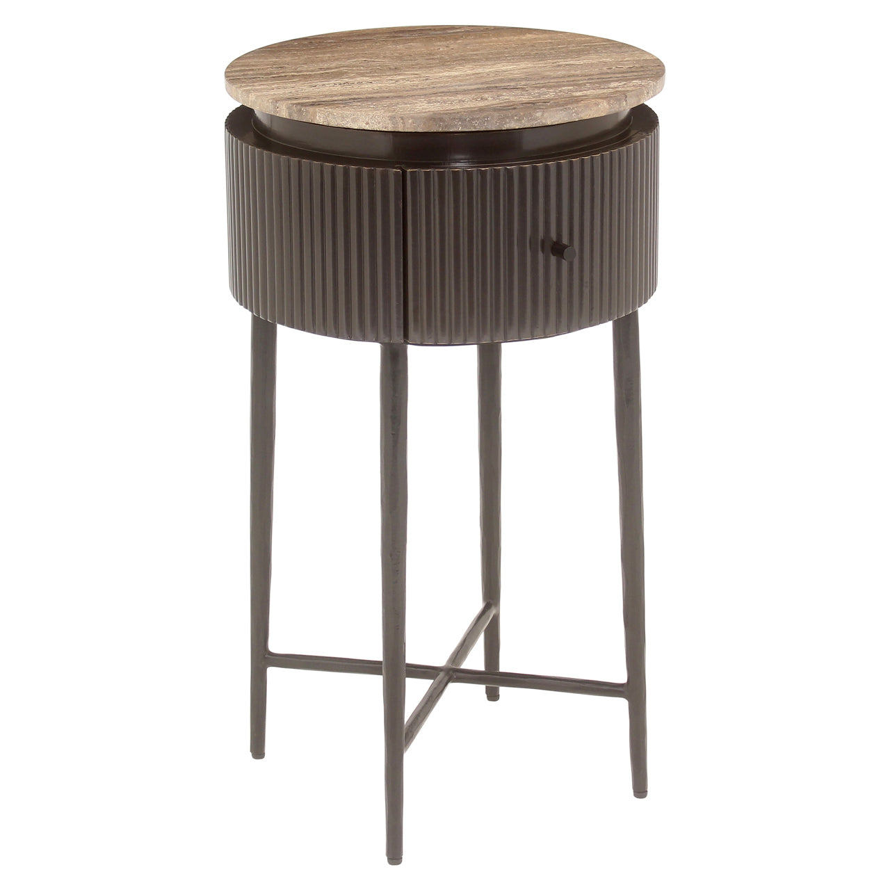 Richmond Interiors side table Russo ash brown