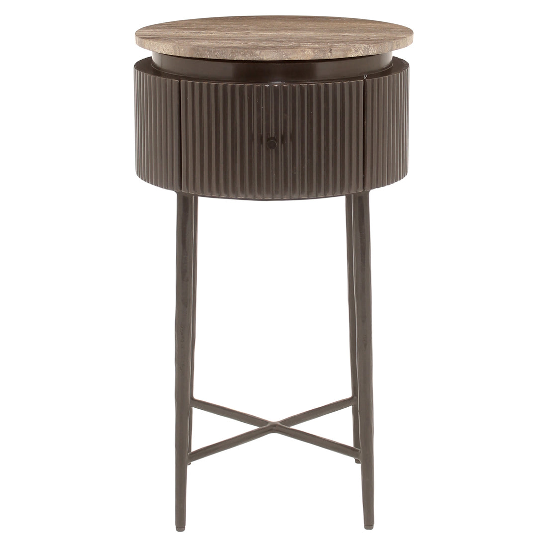 Richmond Interiors side table Russo ash brown