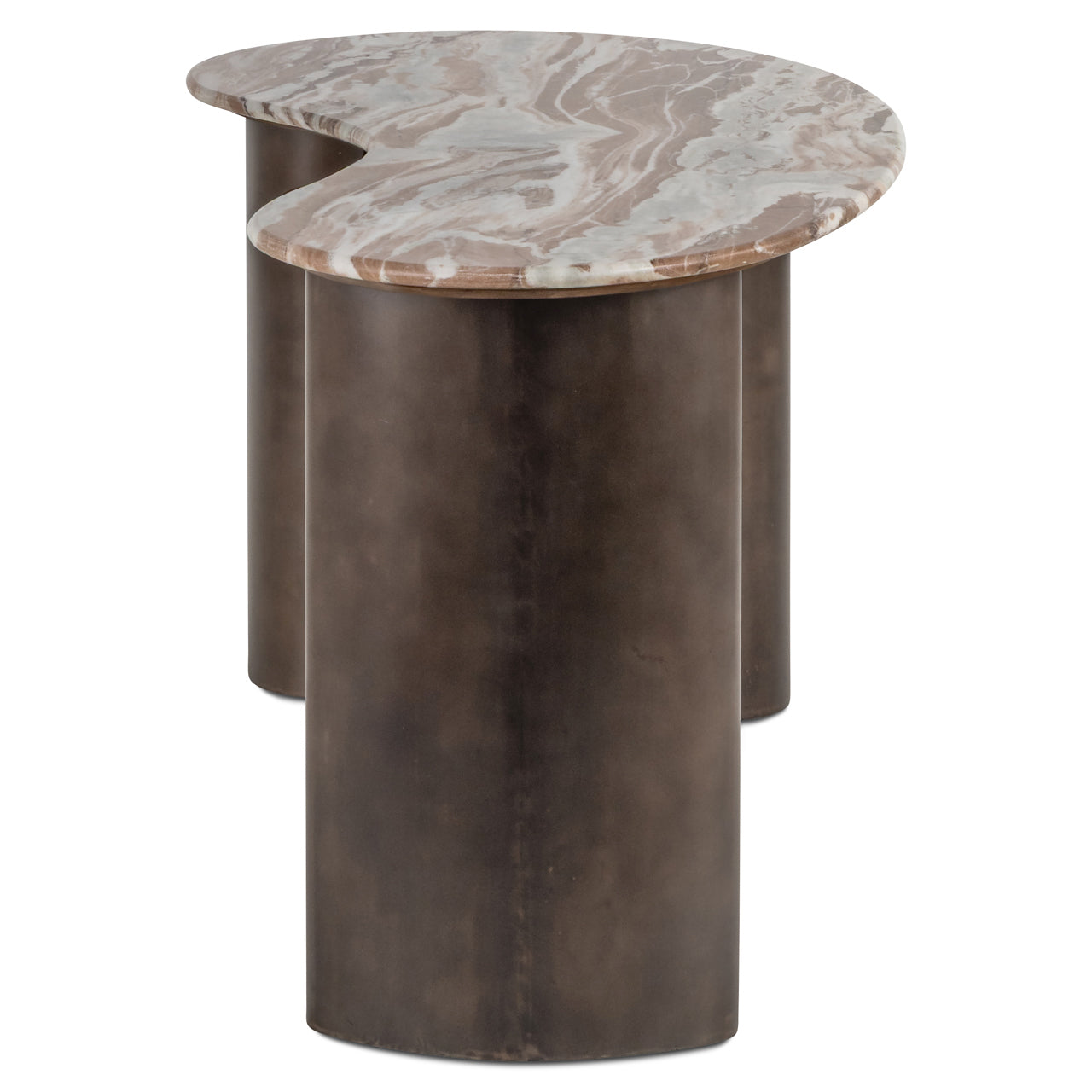 Richmond Interiors Schreibtisch Brando Blush beige Schreibtisch Richmond Interiors