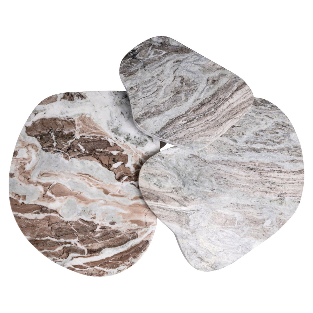 Richmond Interiors Couchtisch Camino Blush beige (Set of 3) Couchtisch Richmond Interiors
