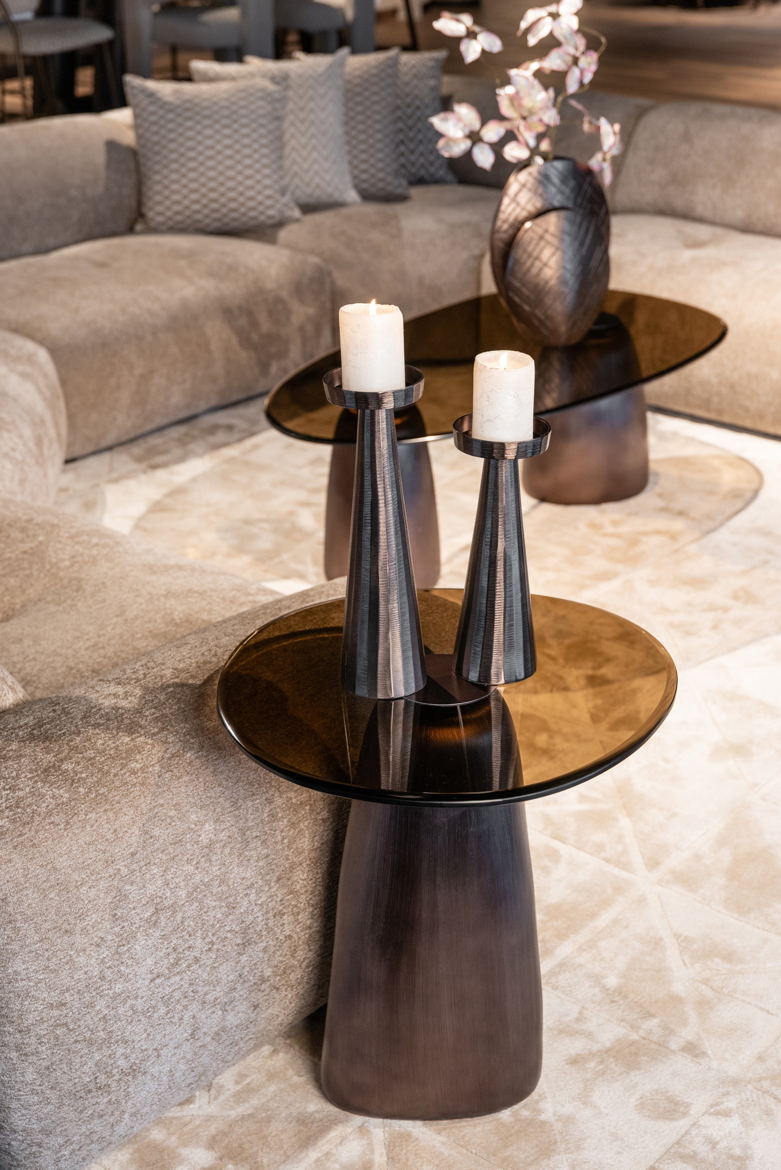 Richmond Interiors Beistelltisch Hayden bronze Beistelltisch Richmond Interiors