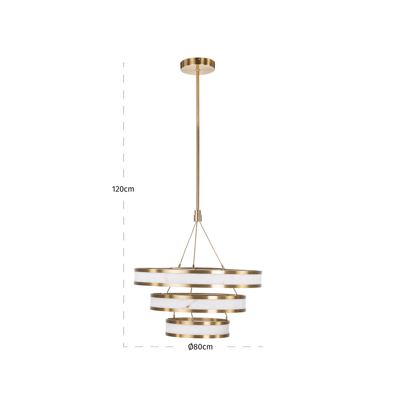 Richmond Interiors pendant light Cealora white