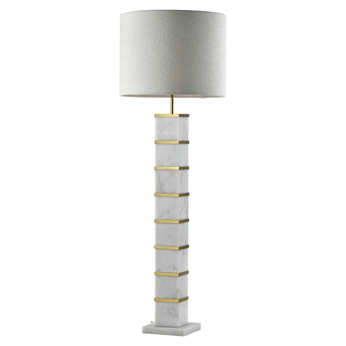 Richmond Interiors floor lamp Celinae white including lampshade