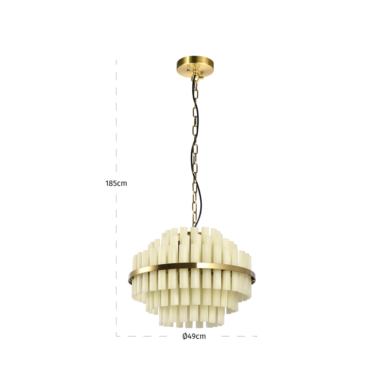 Richmond Interiors pendant light Zerine white