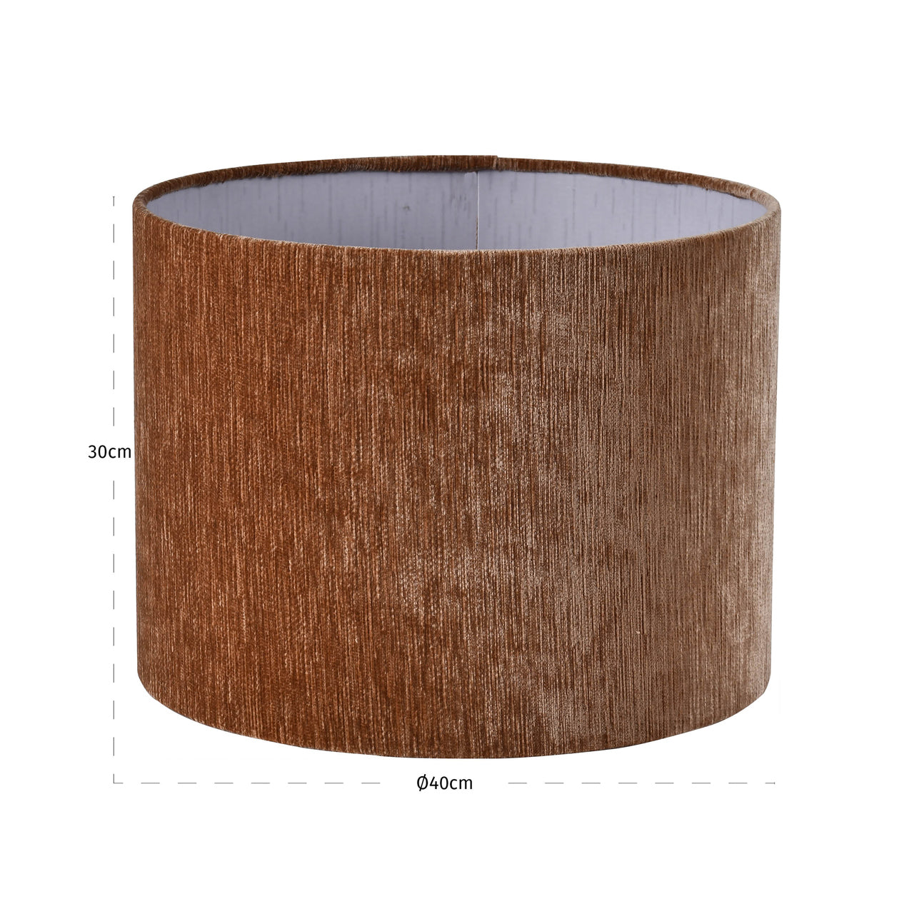 Richmond Interiors Lampenschirm Ziba Be straight mocha mousse 40Ø