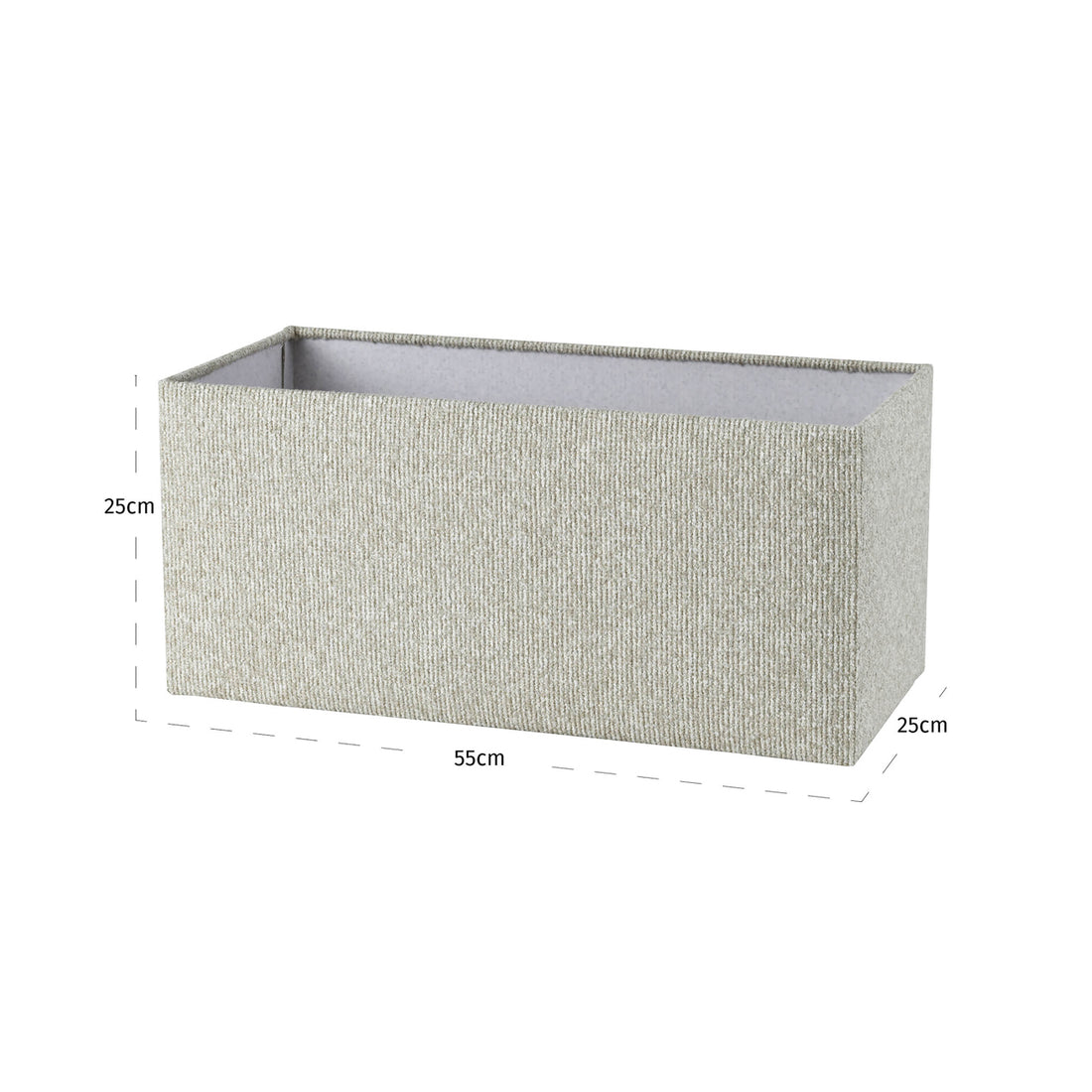Richmond Interiors Lampenschirm Zera biscotti rectangle S Lampenschirm Richmond Interiors