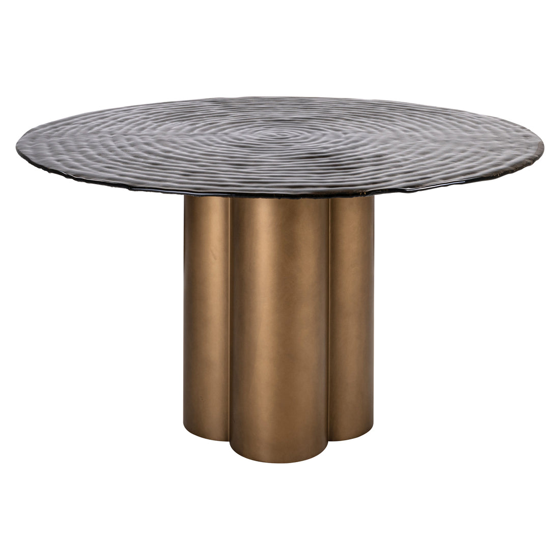 Richmond Interiors Esstisch Glastonburry gold antique 135Ø Esstisch Richmond Interiors