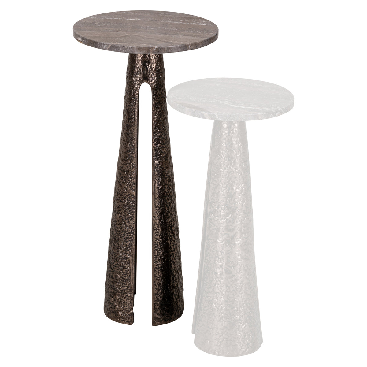 Richmond Interiors Beistelltisch Eldora bronze 30Ø Richmond Interiors