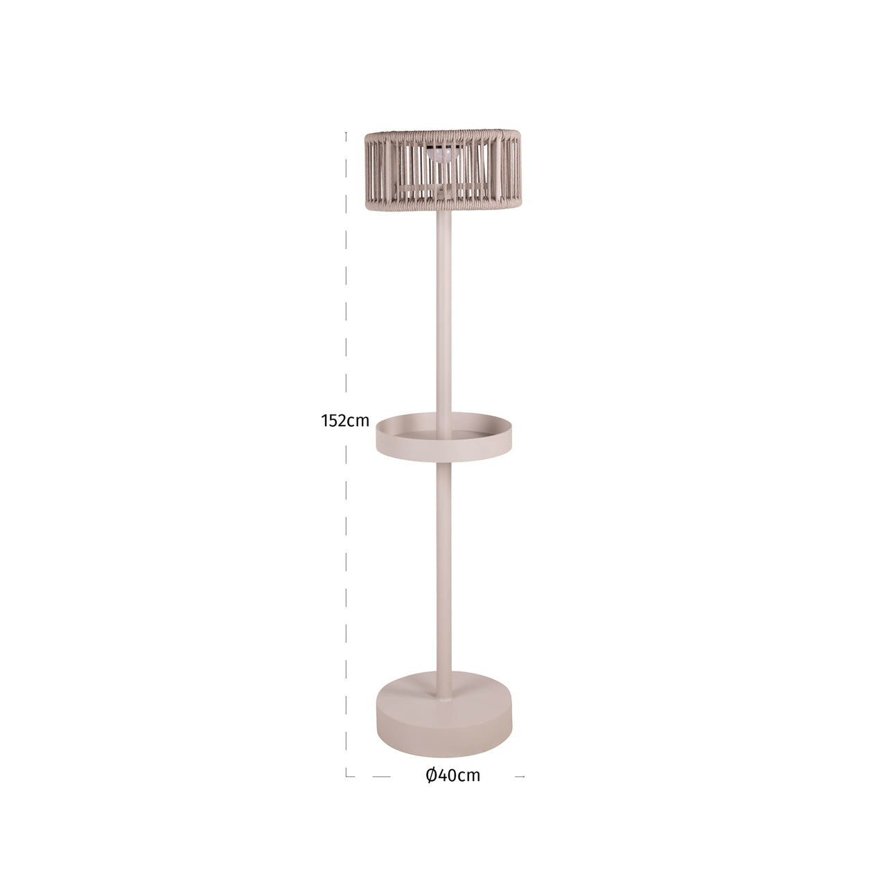 Richmond Interiors Garten Stehlampe Lunar light beige Garten Stehlampe Richmond Interiors