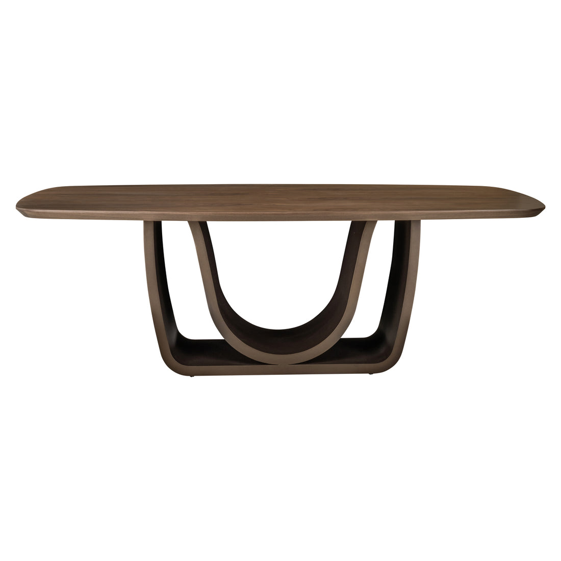 Richmond Interiors Esstisch Windsor walnut 230 brass base Esstisch Richmond Interiors