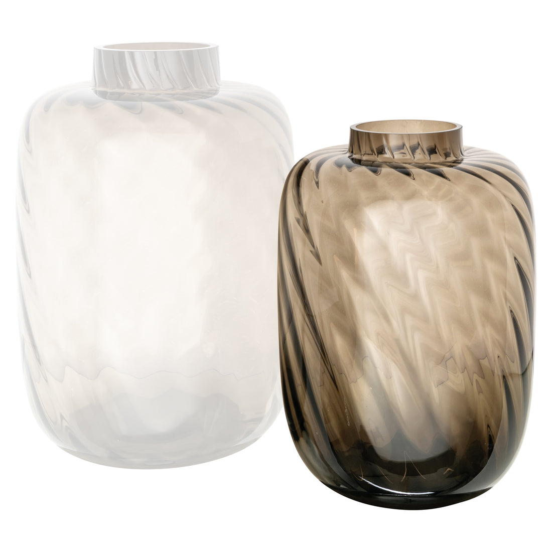 Richmond Interiors Vase Elora brown small