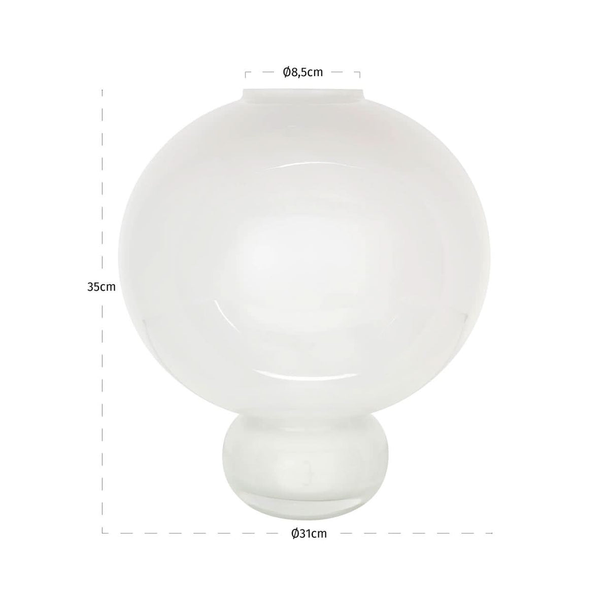 Richmond Interiors Vase Mireva white Richmond Interiors