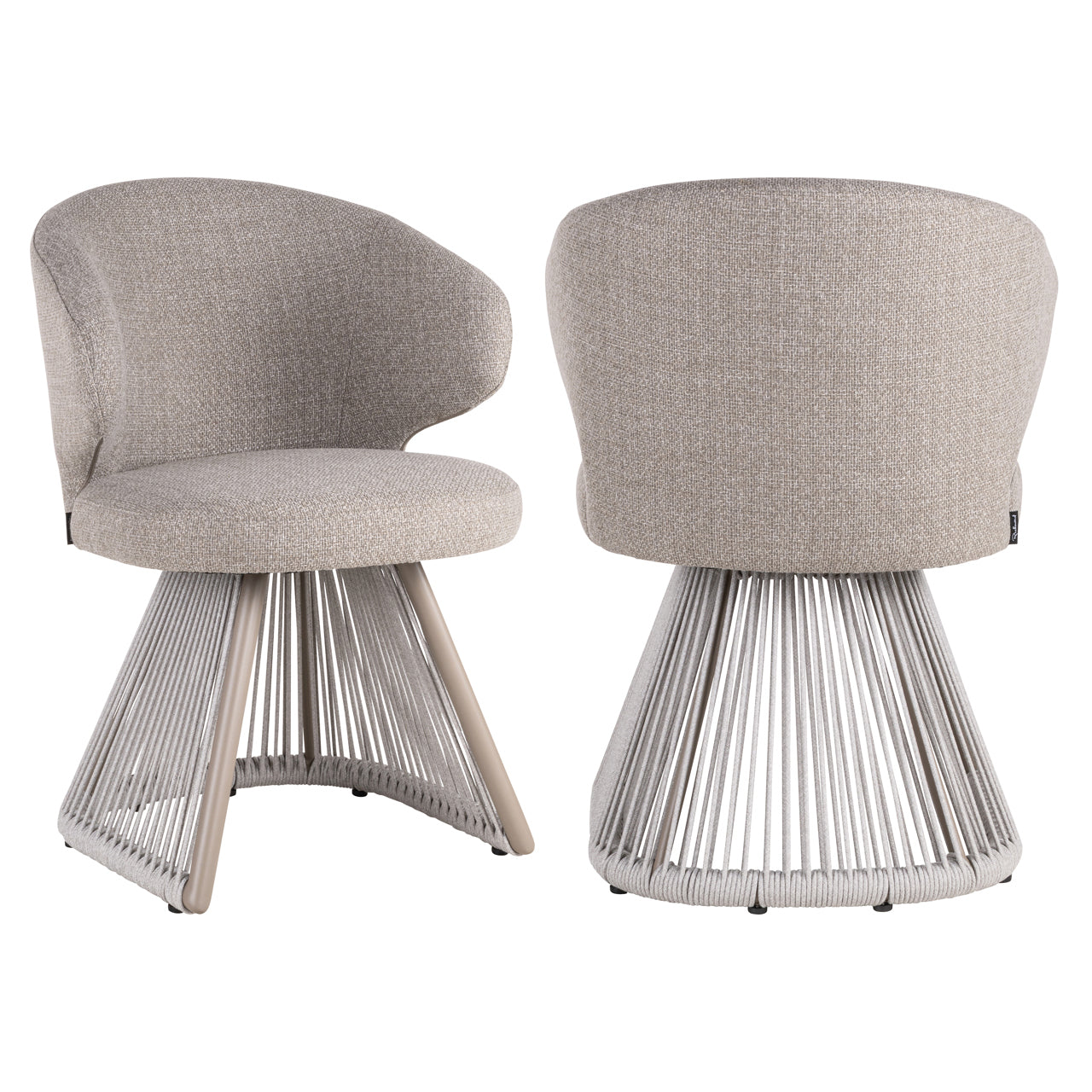 Richmond Interiors outdoor chair Nuba greige alpine
