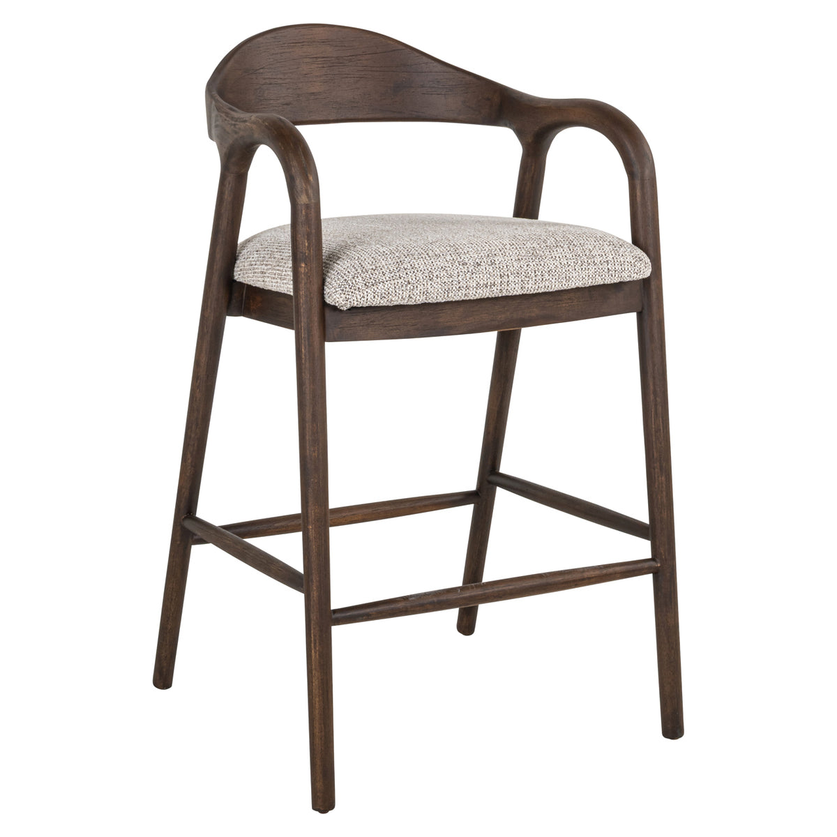 Richmond Interiors Thekenstuhl Mihara mocca fancy fire retardant Richmond Interiors