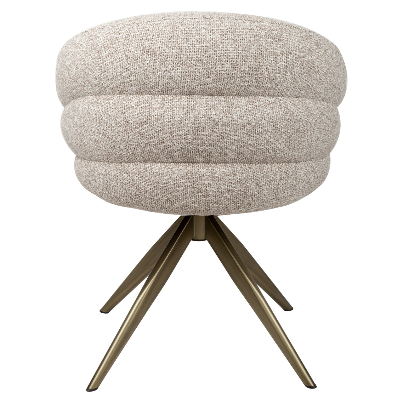 Richmond Interiors Esszimmerstuhl Zendaya cayenne brown swivel fire retardant Esszimmerstuhl Richmond Interiors