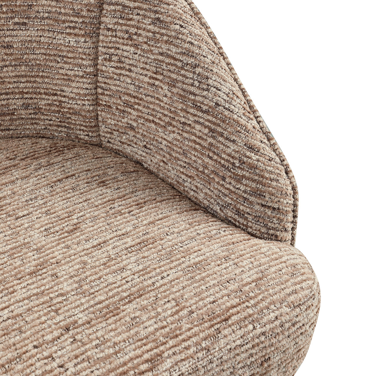 Richmond Interiors Esszimmerstuhl Beverly mocca linear swivel Esszimmerstuhl Richmond Interiors